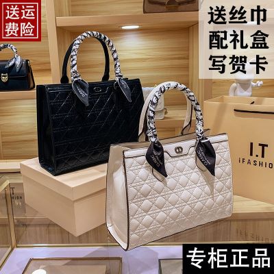 卍● Genuine leather bag womens handbag 2023 new high-end one-shoulder Messenger small bag fashion mother style foreign style handbag