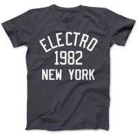 Electro Music 1982 T-Shirt 100% Premium Cotton Tr-808 Rock Drexciya Men Designer Clothes O-Neck Hip-Hop Tops Tees Shirts 【Size S-4XL-5XL-6XL】