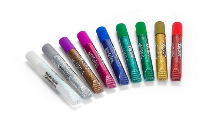 glitterglue-กาวเกล็ดสะท้อนแสง-crayola-washable-glitter-glue-9แท่ง