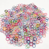 【YF】 100/200 pces 10mm colorido anel aberto anéis de salto corrente chaveiro conector para diy jóias fazendo pulseira colar acessórios