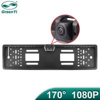 【JH】 GreenYi 170 1920x1080P European Car Rear View Number License Plate Frame Fisheye Night Vision