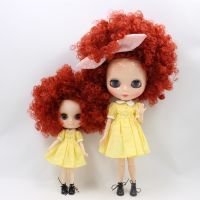 (ร้อน) ICY DBS Blyth ตุ๊กตา Middie ตุ๊กตา16 Bjd 18 Bjd ผมหยิกแอฟริกาผม30เซนติเมตร20เซนติเมตรสาวของขวัญของเล่นอะนิเมะ