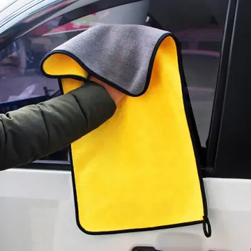 30x60CM Car Wash Microfiber Towel Car Cleaning Drying Cloth Hemming Car  Care Cloth Detailing Car Wash Towel Car Accessories