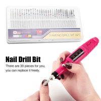 30Pc/set High Quality Carbide Ceramic Nail Drill Bits Milling Cutter Manicure Machine Nail Bits Electric Drill Nail Accesoires