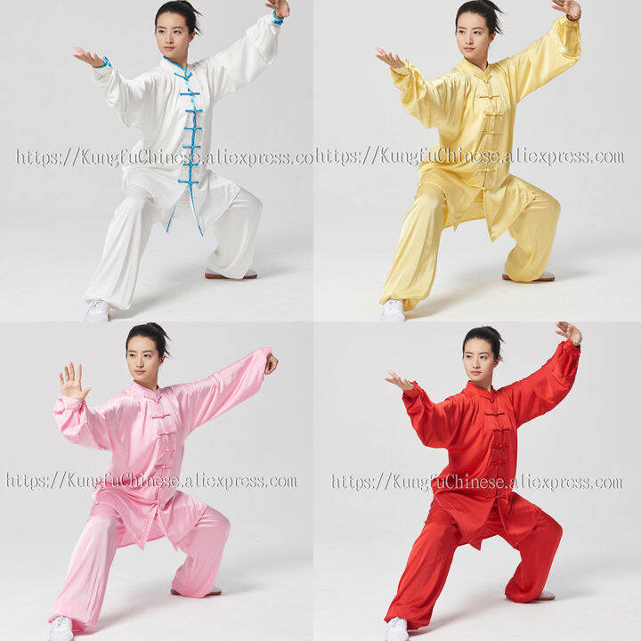 Chinese Tai chi clothes Taiji outfit Kungfu uniform exercise garment ...