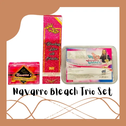 EVERYTHING YOU NEED Navarro Bleach Trio Set (Bleaching Soap. Bleaching