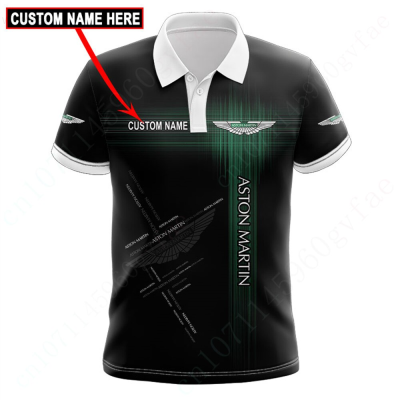 Style Summer 2023 NEW Aston Martin T-shirts Casual Quick Dry Short Sleeve Anime 3D Printing T Shirt For Mens Clothing Harajuku Comfortable Polo ShirtNew product，Canbe customization high-quality