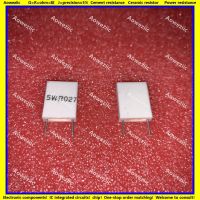 10Pcs Inductionless Cement Resistor 5W 0.027 ohm 5WR027J 0.027R 5W0R027J Ceramic Resistance precision 5 Non inductive Resistor