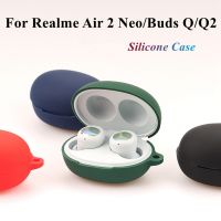 [ร้อน] เคสป้องกันนุ่มสำหรับ Realme บัด Air 3 2 Neo Buds Q Q2หูฟังซิลิโคน Q2S เคสสำหรับ Realme กรอบ Realme DIZO Buds Z Pro Q2s