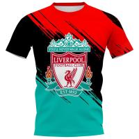 cloocl 3d xzx T 180305 SHIRT liverpool printing short-sleeved casual tops harajuku style streetwear