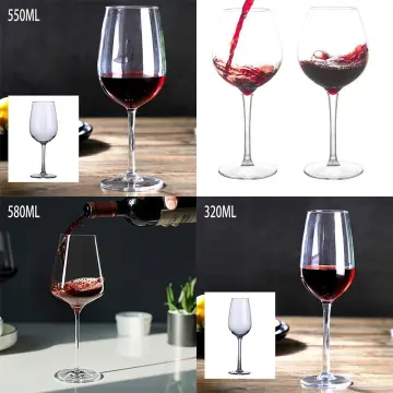 Durable Wine Glass Set Portable Travel 5pcs Champagne Glasses ABS Plastic