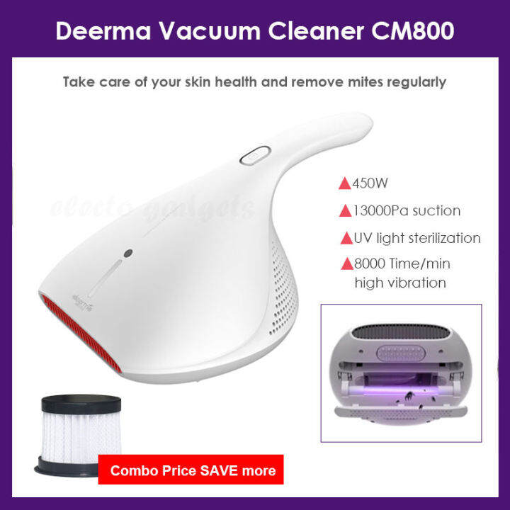 Deerma CM800 Mites Vacuum Cleaner UV Sterilizer Power 450W 13000PA