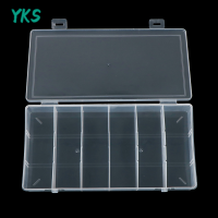 ?【Lowest price】YKS 6ช่องกริดกล่องเก็บพลาสติกกล่องเครื่องมือประกอบจริง