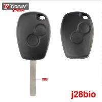 YIQIXIN รีโมทคอนโทรล3กุญแจรถยนต์ปุ่มกด,รีโมท Fob กล่องสำหรับเรนอลท์ Megane Modus Duster Twingo Sandero Nissan J28bio เบลด VA2