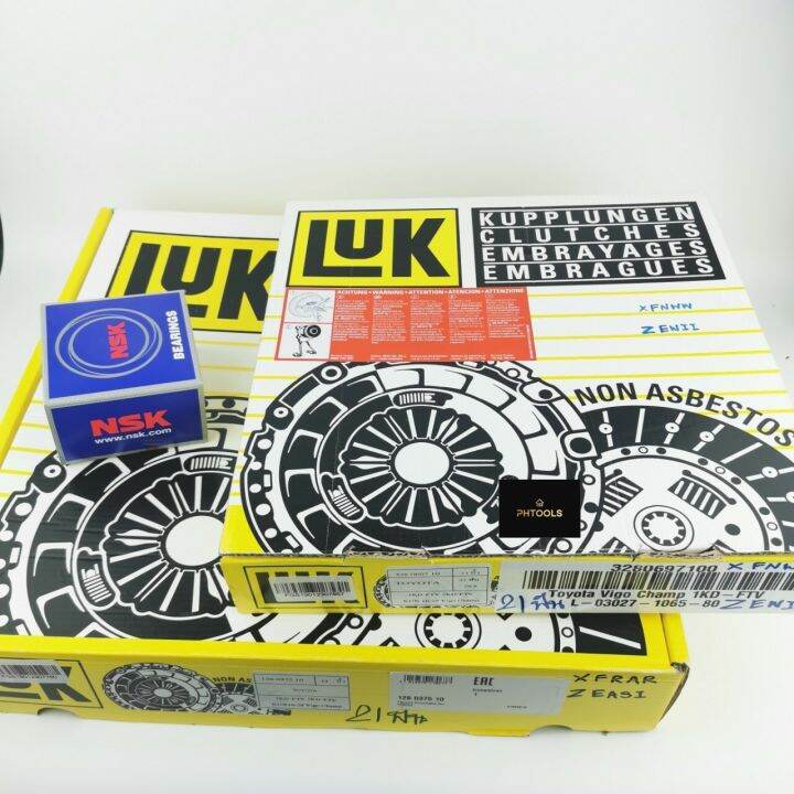 ชุดคลัทช์luk-สำหรับรถtoyota-vigo-champ-1kd-ftv3000cc-kun16-2kd-ftv2500cc-kun15