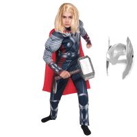 Christmas Boys Super hero Party Halloween Man Cos Costumes for Children Child Muscle ironman Thor Hulk Mask Deadpool Venom Kids