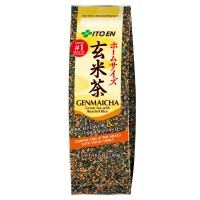 อิโตเอ็น เกนไมฉะ ใบชาเขียวญี่ปุ่นผสมข้าวคั่ว 300 กรัม - Brown Rice Tea Leaves Genmaicha Family Pack 300g Itoen brand