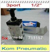 3R410-15 Solenoid Valve 3 port 1/2" BSPT Hand Lever Operated Solenoid Valves Push Pull Manaul Valve Hand Control Valve