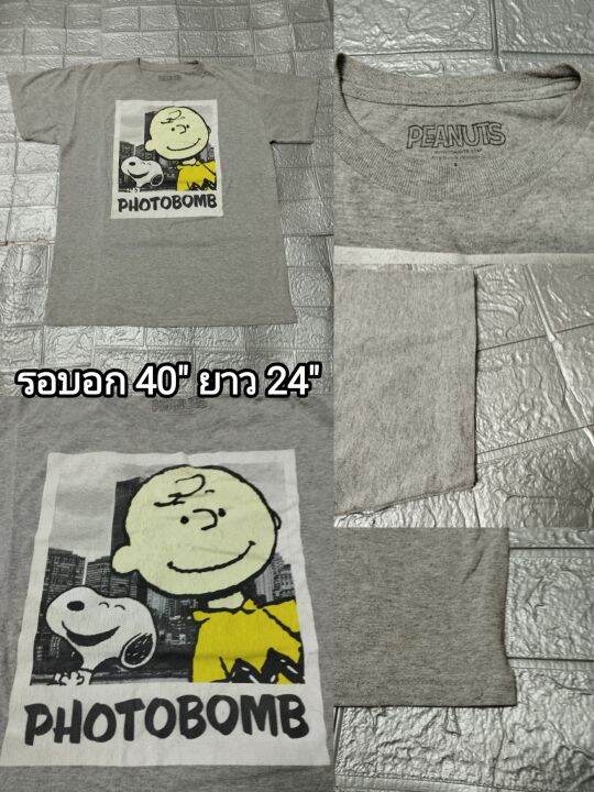 เสื้อยืดลายการ์ตูน-เสื้อยืดมือสอง-มีหลายไซส์-เสื้อยืดมือสอง-เสื้อยืดมือ-2-เสื้อยืดวินเทจ