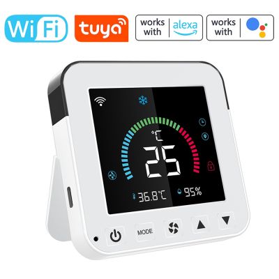hot【DT】 Tuya WiFi Air Conditioner Thermostat Temperature Humidity Infrared Controller Room Bedroom