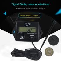 Digital Display Tachometer Timer Engine Tach Hour Meter Gauge Inductive Car Stroke Engine LCD Display for Car Motor Boat