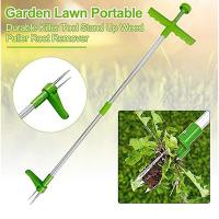 Root Remover Portable Tool Long Handle Lightweight Claw Weeder Outdoor Killer Weed Puller Garden Lawn Yard Grass Root Puller