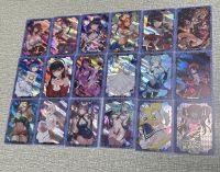 18Pcs/Set Anime Heroine Signature Flash Cards Tokisaki Kurumi Hatsune Miku Yor Forger Anime Game Collection Cards Gift Toys