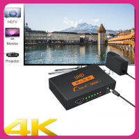 4K HDMI-Compatible Splitter 1X4อะแดปเตอร์แปลง1 In 4 Out HD เครื่องขยายเสียง1.4 HDCP 1080P จอแสดงผลคู่สำหรับดีวีดี PS3 Xbox กับทีวี