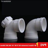 ✿☑ 1pcs PVC Drain Pipe 90 Degree Elbow Connector With / Without Inspection Port Drainage Pipe Fittings 50 75 110 160 200 250mm