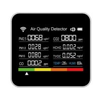 15 in 1 Air Quality Monitor Super Accurate Digital Formaldehyde CO2 Detector Air Quality Tester for Home/Office/School/Warehouse