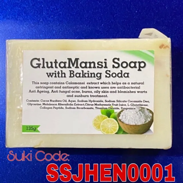 GlutaMansi with Baking Soda Soap 135g Lazada PH
