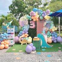 （koko party supplies）169ชิ้นสายรุ้งลูกอมสีบอลลูนพวงมาลัยโค้งชุดเหมาะสำหรับงานเลี้ยงวันเกิดเด็กอาบน้ำพื้นหลังตกแต่งฉากแต่งงาน