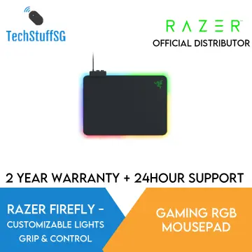 Razer RZ02-01350100-R3U1 Firefly Hard Gaming Mouse Mat Micro-Textured Speed