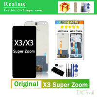 6.6 "สำหรับ Realme X3 Super Zoom RMX2086 RMX2142 RMX2081 RMX2085 RMX2083จอแสดงผล LCD Touch Digitizer Assembly