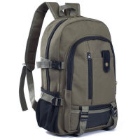 Mens Canvas Sports Backpack Large-capacity Schoolbag Explosion Solid Color Rucksacks Fashion Casual Travel Sport Bag Backpack