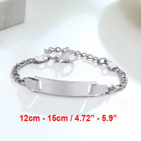 Vnox Customize Baby Mom Bracelets, Adjustable Stainless Steel Link Chain Bracelet, New Born Boys Girls Gift, Personalized Bangle