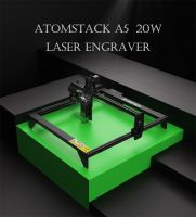 ATOMSTACK A5 20วัตต์ + R3หมุนลูกกลิ้งป้องกันดวงตา Diy เครื่องแกะสลักเลเซอร์ CNC เครื่องพิมพ์เลเซอร์เครื่องทำเครื่องหมาย