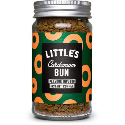 Import Foods🔹 Little’s Cardamom Bun Flavour Infused Instant Coffee 50G  ลิตเติ้ลส์ กาเเฟสำเร็จรูป รสขนมปังอบเครื่องเทศกระวาน 50กรัม