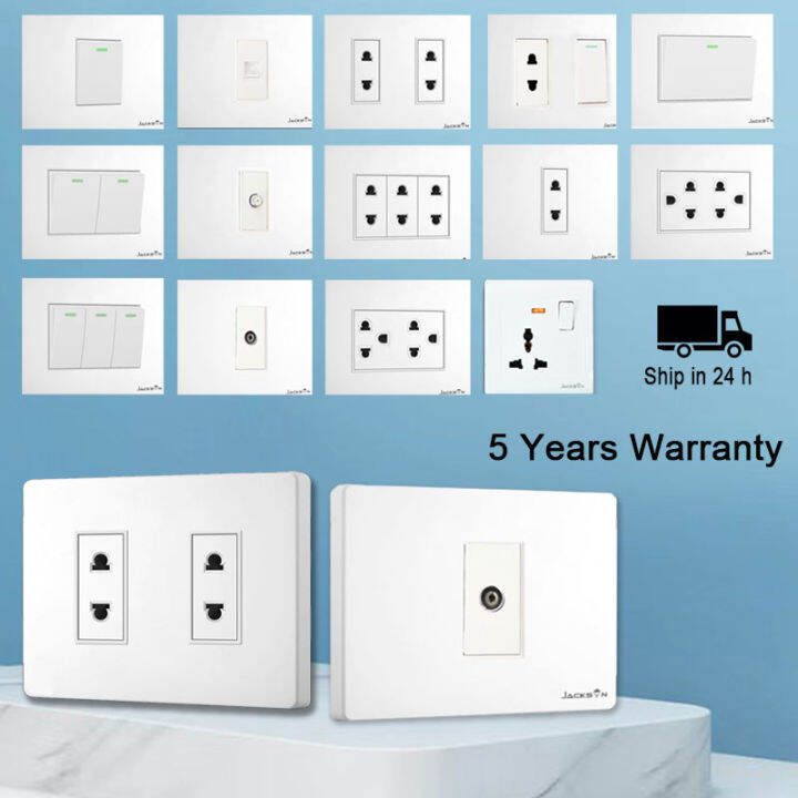 Light Switch Home Light Switch Wall 1 2 3 Gang Royu Outlet Wall Switches Socket for Home and