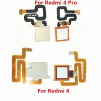 เครื่องสแกนลายนิ้วมือ 1x Touch เซนเซอร์ ID Home Button Flex Cable สําหรับ Xiaomi Redemi 4 Pro