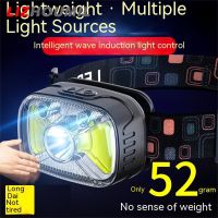 LIZHOUMIL Led Headlight High-brightness 90 Degree Adjustable Smart Sensor Outdoor Camping Head-mounted Flashlight Torch