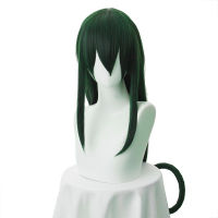 Boku no Hero Academia Tsuyu Asui Cosplay Wig My Hero Academia Women Long Green Synthetic Hair Halloween Party +Wig Cap