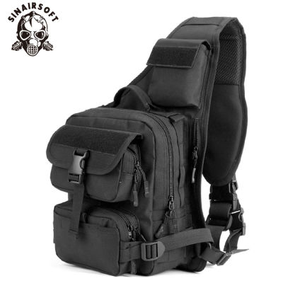 SIN Outdoor Sport Climbing 800D Nylon Tactical Bag Single Shoulder Sling Chest Camping Military Backpack Army Bags LY0040