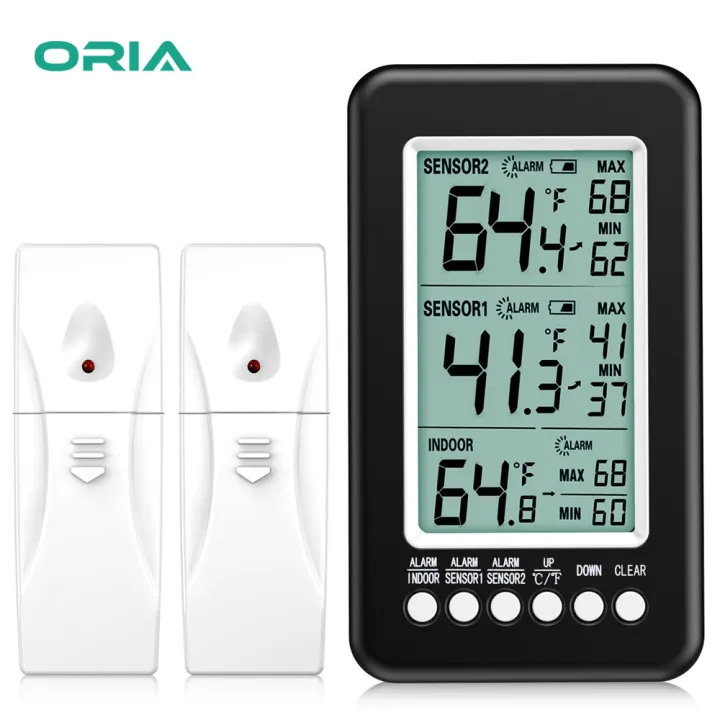 oria digital refrigerator thermometer