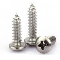 1000 Pcs M1 M1.2 M1.7 M2 M2.3 M2.6 M3 M3.5 Philips Round Head 304 Stainless steel Self Tapping Screws Small Computer Screw