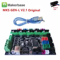 Mks Gen L V2.1เมนบอร์ดแผงควบคุมเครื่องพิมพ์3มิติชิ้นส่วนชุดเริ่มต้น Diy รองรับ Tmc2208 2209 Drv8825 Tmc2130 A4988แกน Z คู่