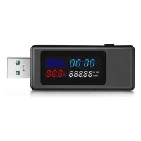 Kws-V30 6 In 1ที่ทดสอบ Usb Dc 4-30V Ips แรงดันไฟฟ้าจอแสดงผลดิจิตอลความจุมิเตอร์เครื่องตรวจจับ0-6.5a ปิด40%