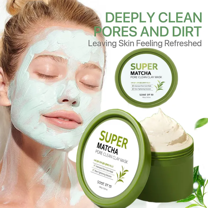 SOMEBYMI Super Matcha Pore Clean Clay Mask 100g Face Clean Mask Deep ...