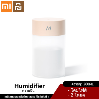 Xiaomi YouPin Official Store Air Humidifier เครื่องพ่นไอน้ำ เครื่องพ่นอโรม่า เครื่องเพิ่มความชื้นในอากาศ เครื่องฟอกอากาศ แบบพกพา Mini Home Office Car ที่มีสีสัน เสียบUSB เครื่อ