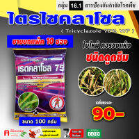 **แพ็ค 10 ซอง** เรดคลาโซล-ไตรไซคลาโซล ( 100g ) ? สารตัวเดียวกับ บีม 75 สารป้องกันและกำจัดโรคพืช เชื้อรา ใบไหม้ กาบใบแห้ง กาบใบแห้ง คอรวงแห้ง